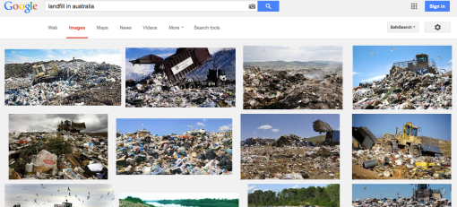 This is what i found on Google image. Landfill is not going to solve the problem completely.